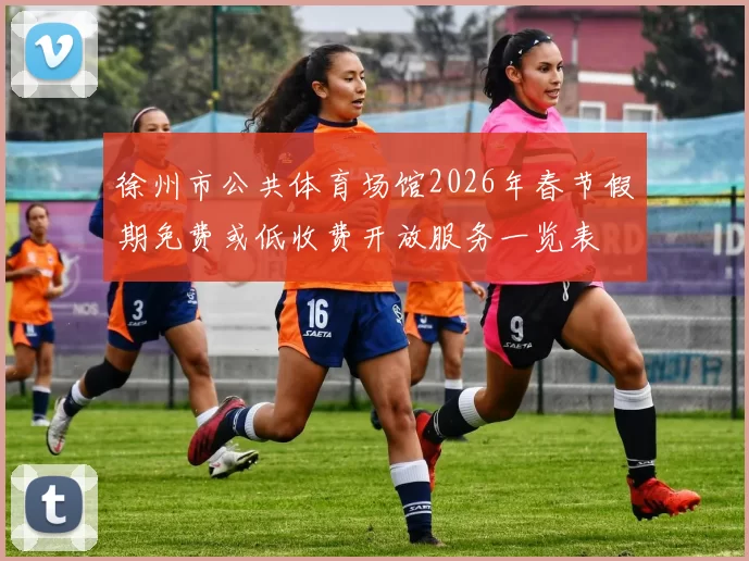 徐州市公共体育场馆2026年春节假期免费或低收费开放服务一览表